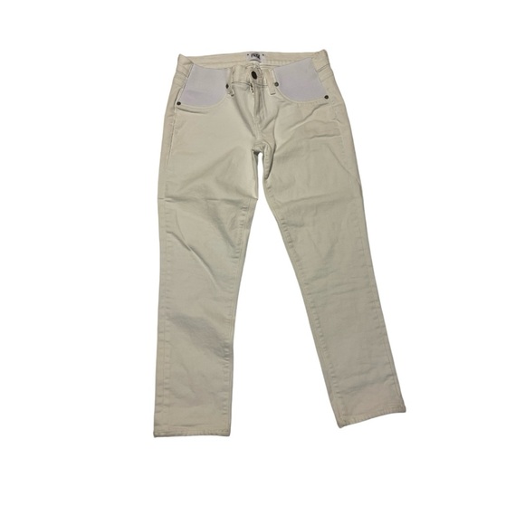 PAIGE “Skyline Ankle Peg” White Cropped Skinny Jeans - Women’s Size 27 - Picture 2 of 8